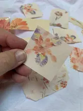 El Sr. De papel 30 unids/caja 8 diseños Ins estilo de flores y hierba serie creativo mensaje cuenta mano Deco DIY caja de cerillas, Material de papel