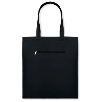 

Lot 3 PCs shopping Bag in canvas MOUR Black, Measures 38X42CM