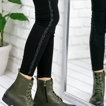 

Libelu Khaki Green Skin Boots