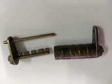 Jewelry-Box Padlock Combination NAIERDI Chinese Vintage Antique Bronze Keyed Zinc-Alloy