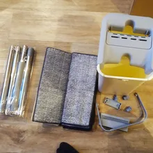 Mop Spray Cleaning-Cloth Fiber Spin-Mop Lazy-Fellow Wooden Floor Kitchen Magic Hand-Washing