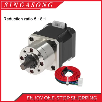 

Nema17 17HS4401 Stepper Motor Ratio 5.18:1 Planetary Gearbox Step Motor Extruder Gear stepper motor for 3d printer