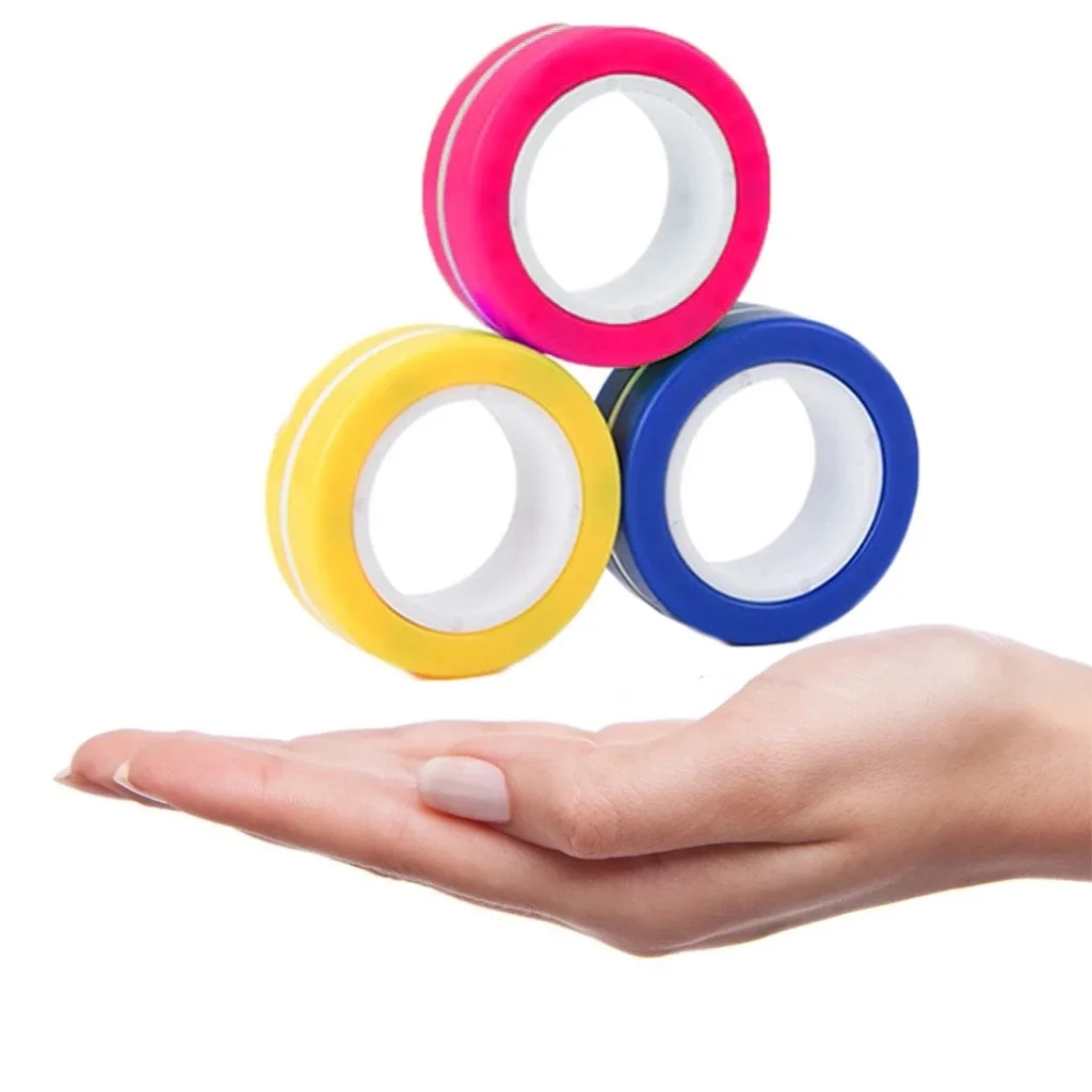 Fidget Toys магнитные кольца