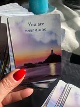 Hablando con el así llamado espiritismo tarjetas 44-Tarjeta cubierta y guía de juego de cartas juego de mesa de Tarot tierra divina guerreros