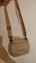 Handbag Satchel Messenger-Bag Tote-Shoulder Corduroy-Bag Travel Purse Canvas Small Preppy-Style