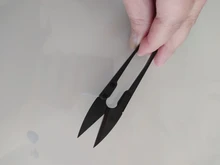 Tijeras de corte en forma de U, tijeras de costura, bordado, artesanía, tijeras para Sastre, 1 Uds.