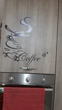 Coffee-Cup MURAL Wall-Stickers Quote Kitchen Heart Vinyl Home-Decor Restaurant Removable
