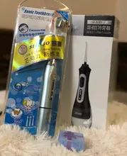 SEAGO-irrigador Dental recargable por USB, dispositivo de irrigación Dental portátil con 3 modos, chorro de Tanque De Agua de 200ML, resistente al agua IPX7, para el hogar