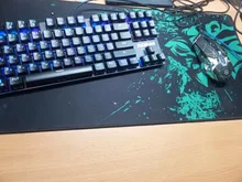 Gaming-Mousepad Gamer Computer Anti-Slip Rakoon Large Rubber Big with Locking-Edge 