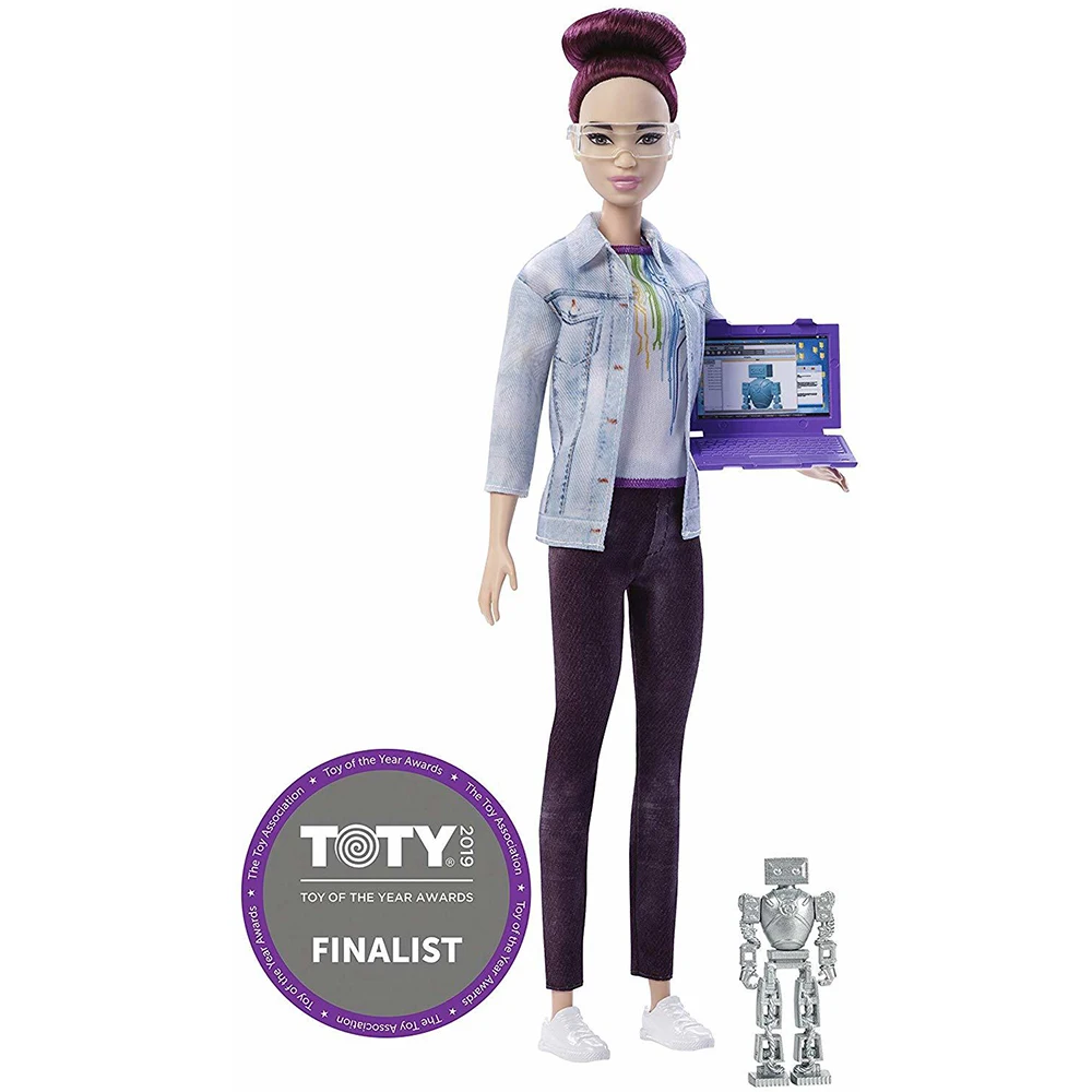 Кукла Barbie Инженер-робототехник Брюнетка