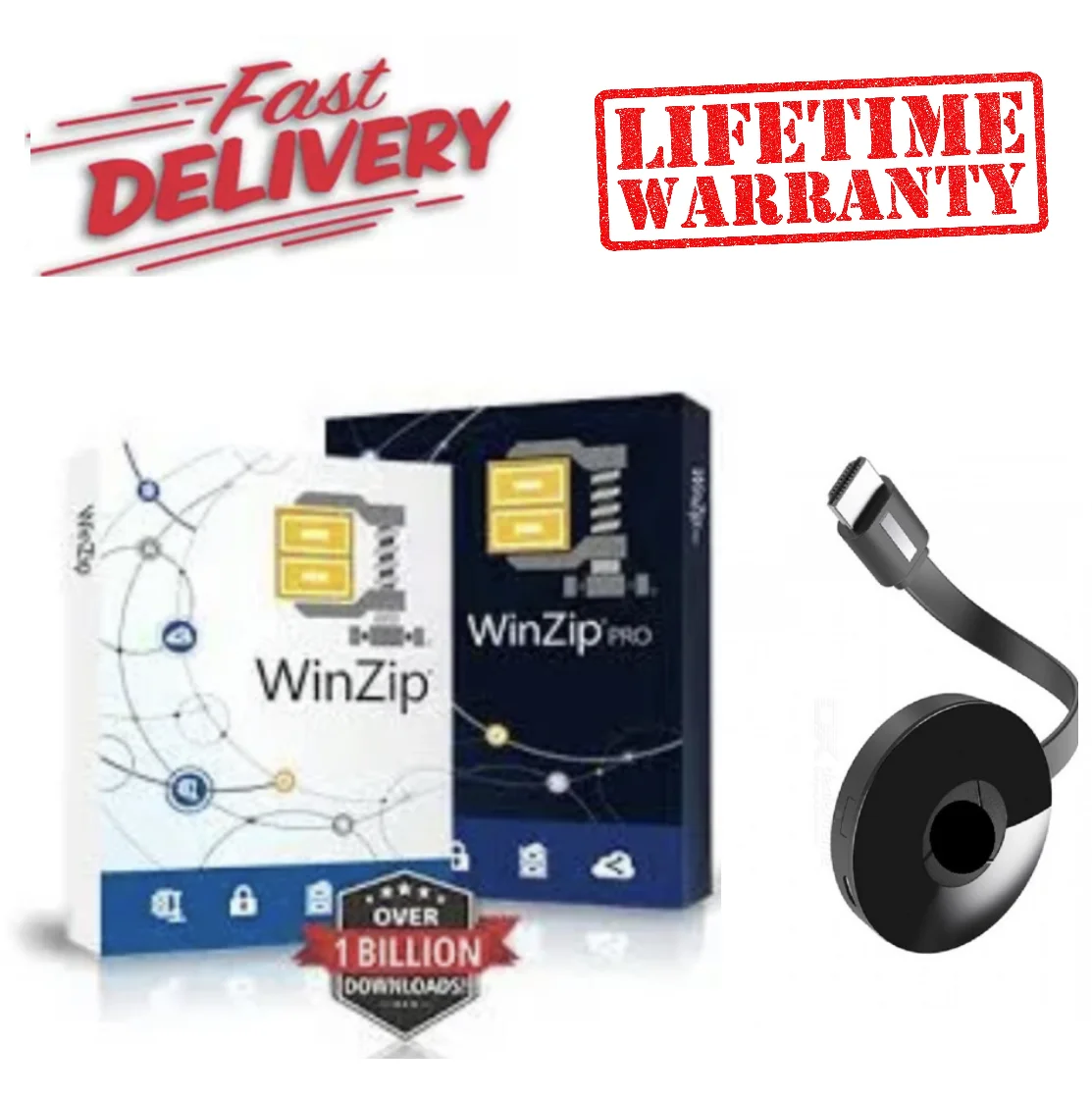 LIFETIME Win Ziip 24 Professional works on Laptops PCs Desktop Computers For 32 64 bits Wireless