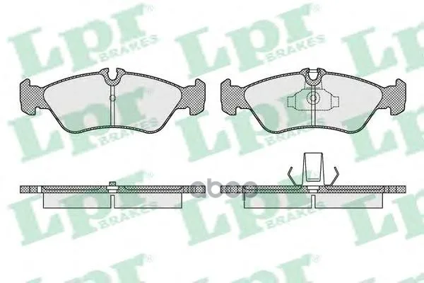 Колодки Тормозные Mercedes W460/W463/Sprinter(901-904)/Vw Lt 9707 Задние Lpr 05p1611 Lpr арт. 05P1611
