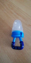 Chupete con mordedor de comida fresca para bebé, tete de alimentación con seguro para la tetina, pezón de alimentación para niños