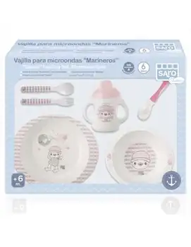 

TABLEWARE 6 PCS MICROWAVE SARO CLASSIC
