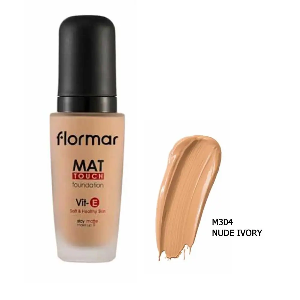 Тональная основа Flormar тонированная увлажняющая для макияжа с полным
