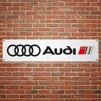 

AUDI Flag pvc for tent sports decoration for garage, workshop, Flag, decoration for shop