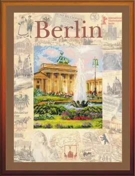 

Рт-0027 set for embroidery Riolis 'cities of the world. Berlin ', 30*40 cm