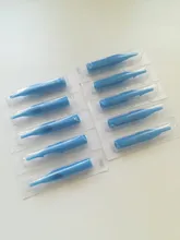 5 unids/lote desechables puntas azules para tatuaje tubo de boquillas con 3/5/7/9/11RT para agujas de tatuaje accesorios envío gratuito