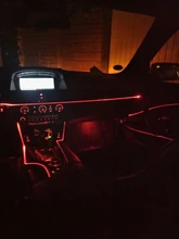 Car-Atmosphere-Lamps-App Sound-Control Auto-Interior-Ambient-Light Colorful RGB Mode