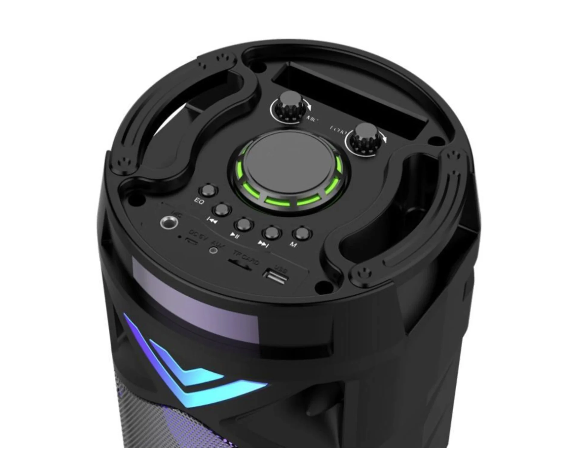Портативная колонка BT SPEAKER ZQS 6201 Bluetooth с микрофоном для караоке FM MP3 и
