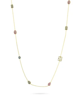 

Silver necklace with semi precious stones from the Spanish brand Magia de Gama Barcelonа 925 sterling silver