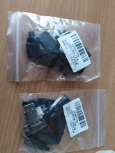 Socket-Connector Cover Type-A 4-Pin-Plug Plastic Male Female 10pcs Black with Diy-Kits