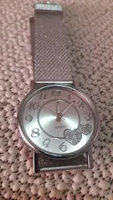 La última de reloj de las mujeres de la moda malla correa de reloj para mujer regalo creativo relojes para mujer compras de la gota
