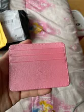 THINKTHENDO-tarjetero delgado para hombre y mujer, funda organizadora delgada para tarjetas de crédito, identificación, monedero, billetera de negocios