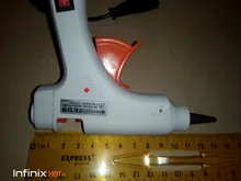 Pistola de pegamento de fusión en caliente Industrial, Mini herramienta de reparación neumática de temperatura térmica eléctrica de 20W con enchufe europeo y estadounidense de CA 110V-220V