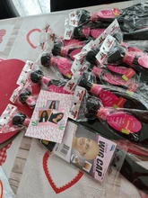 Beaufox-extensiones de pelo ondulado brasileño, extensiones de cabello humano liso, Natural/negro azabache, Remy, 1/3/4 unidades, 8-30 pulgadas