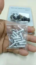 Punta de flecha de aluminio para tiro con arco, inserto para identificación de asta, 6,2mm, 7,6mm, 15 Uds.