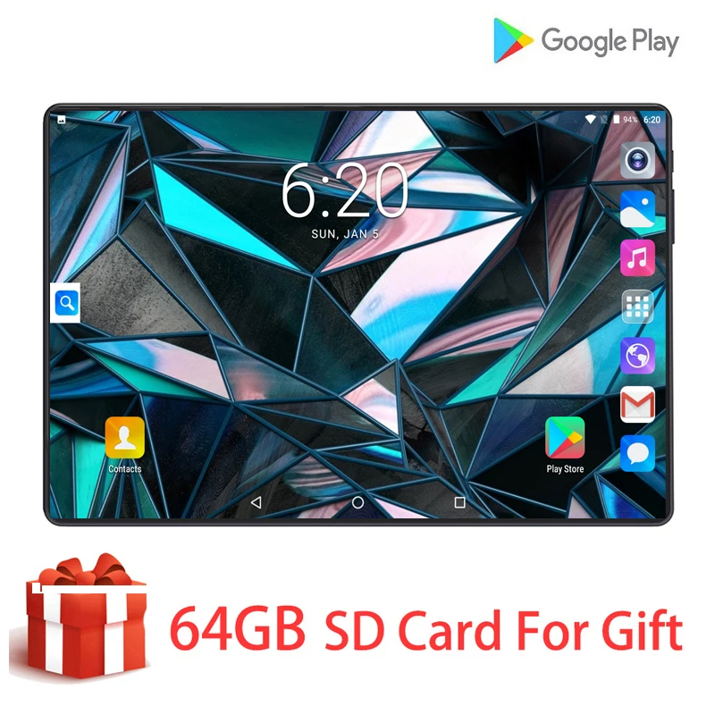 

Global Version 128GB 10 inch tablet 4G Octa-Core 6000mAh 2.5D Glass HD Screen 8MP Dual Camera Youtube Media Pad WIFI GPS