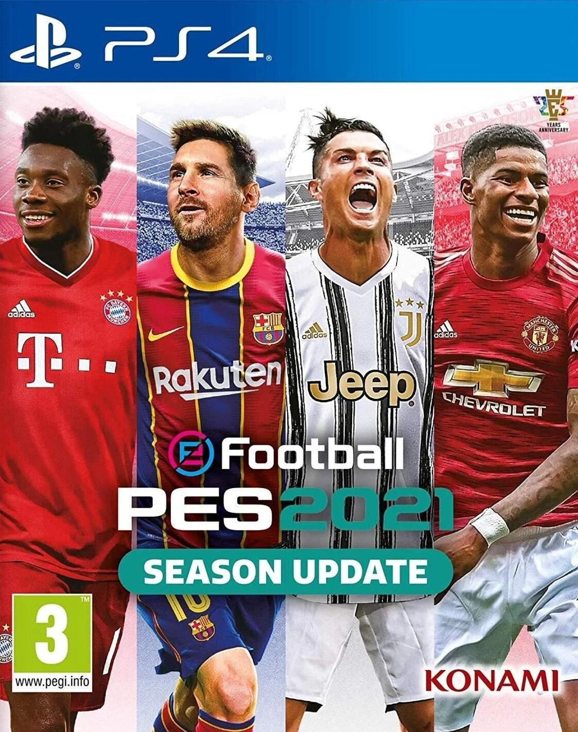 プロエボリューションサッカー21 Efootball Pes 21シーズン更新 Ps4 ゲーム ディール Aliexpress