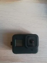 Funda de silicona para GoPro Hero 8, Protector de pantalla de vidrio templado, película protectora de lente, accesorios