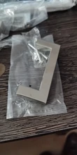 RUNBAZEF-Pomos y tiradores para mobiliario, tirador de puerta de acero inoxidable, perilla para armario de cocina, mango cuadrado para armario