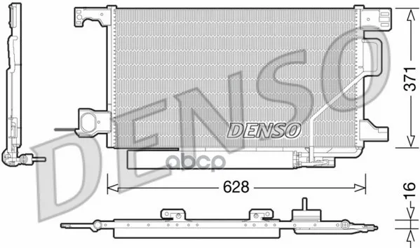 Конденсатор, Кондиционер Denso арт. DCN17026