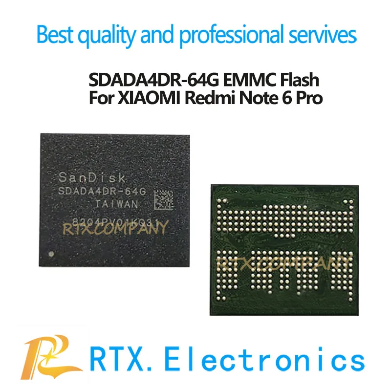 SDADA4DR64GBGA254EMCP64GForXIAOMIRedmiNote6PROEMMCMemory