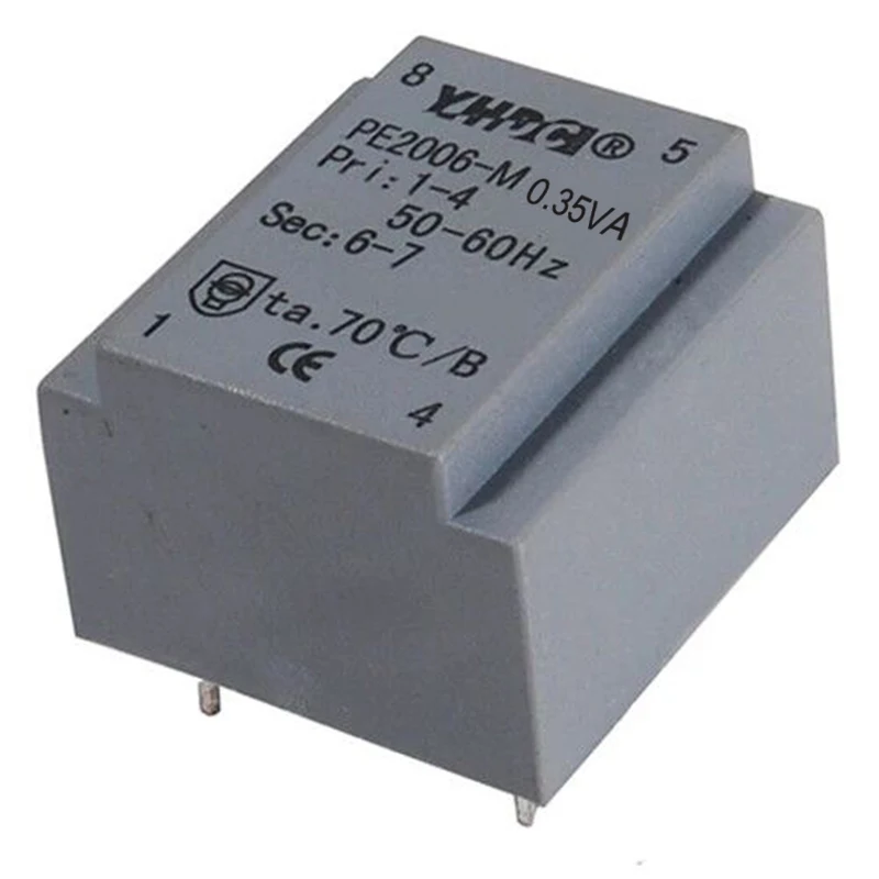 YHDC PCB изоляционный трансформатор сварочный PE2006 M 0 35 ва 220 В/12 В|isolation transformer|transformer