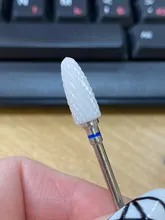 Brocas de cerámica de carburo de diamante para uñas, brocas de fresado giratorio para cortaúñas para herramienta de manicura pedicura, máquina pulidora eléctrica