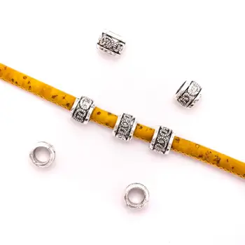 

30PCS For 5mm leather antique silver zamak 5mm round beads Jewelry supply Findings Components- D-5-5-157