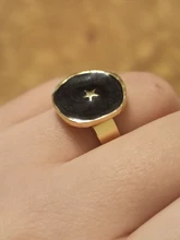 De moda de aleación de gota de aceite de amor Luna rayo anillos redondos dedo mujer anillos de joyería de mujer de boda regalos para fiesta