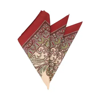 

Pocket square red with texture (50927)