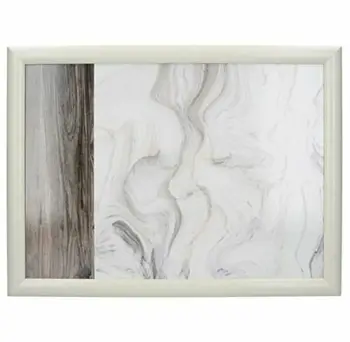 

Tray with pillow marble motif 44x34 cm