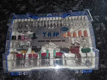 268PC Abrasive Rotary Tool Accessories Set Electric Mini Drill Bit Kit for Dremel Sanding