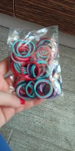 Nuevo 100PCS/Lot Girls Candy Colors Nylon 3CM Bandas de goma Niños Bandas de pelo elásticas seguras Soporte para cola de caballo Accesorios para el cabello para niños