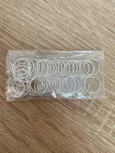 Clip Hoop Hair-Ring Braid-Tool Bead-Cuff Dreadlock Silver/rhodium 10mm 50pcs/Lot Circle