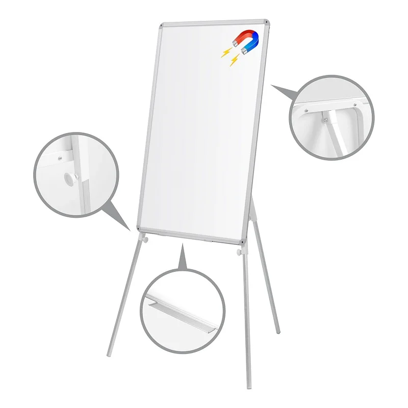 Magnetic-Writing Board-White Board-Aluminum Frame-Telescopic Foot-School Blackboard-Menu-Erasable-Pen | Канцтовары для офиса и