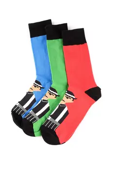 

Trendyol Male 3'lü Printed Socks TMNSS20CO0012