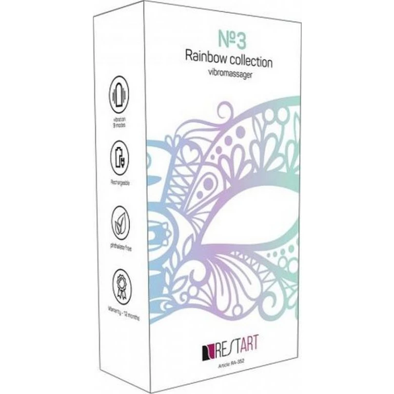 Вибростимулятор для двоих RestArt RA-352 Усильте нажим – и лепестки раскроются, увеличивая площадь воздействия.