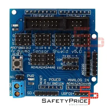 

Sensor Shield V5 V5.0 for Arduino Bluetooth Module Servo UNO MEGA SP